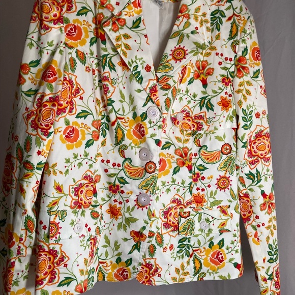 Floral jacket size 14 women’s - Picture 6 of 15